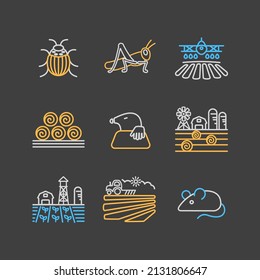 Farm Field icon. Agriculture animal sign. Graph symbol for your web site design, logo, app, UI. Vector illustration, EPS10