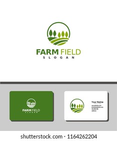 farm field logo