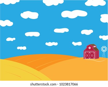 Farm field natural agricultural background