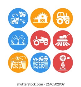 Farm Field vector isolated glyph icon. Agriculture sign. Graph symbol for your web site design, logo, app, UI. Vector illustration, EPS10