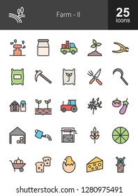 Farm Filled Icons