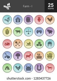 Farm Filled Icons