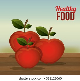 Farm Food  concept with healthy products design, vector illustration eps 10