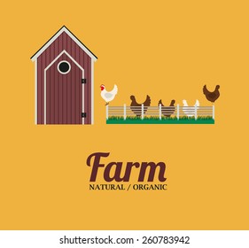 Farm Food design, vector illustration