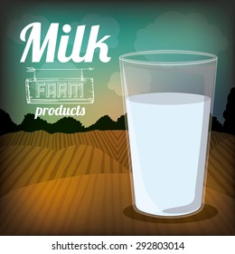 Farm food digital design, vector illustration 10 eps graphic