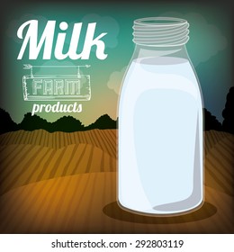 Farm food digital design, vector illustration 10 eps graphic