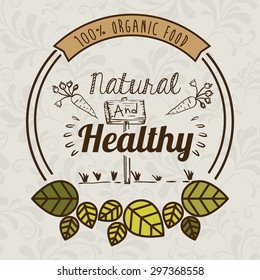 Farm Food digital design, vector illustration eps 10