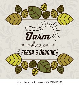 Farm Food digital design, vector illustration eps 10