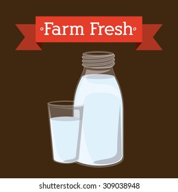 Farm Food  digital design, vector illustration eps 10