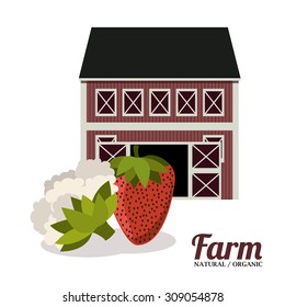 Farm Food digital design, vector illustration eps 10