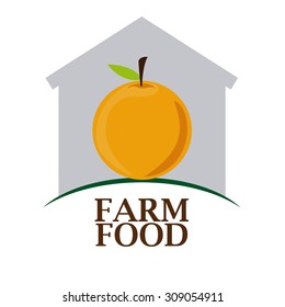 Farm Food digital design, vector illustration eps 10
