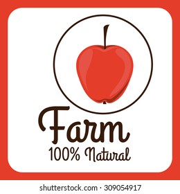 Farm Food digital design, vector illustration eps 10