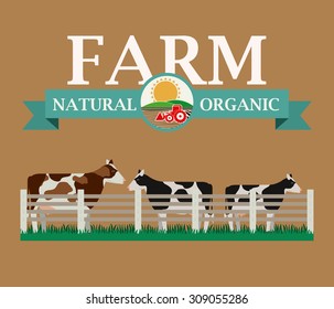 Farm Food digital design, vector illustration eps 10