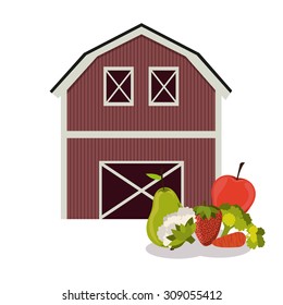 Farm Food digital design, vector illustration eps 10