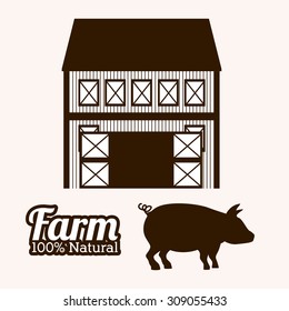 Farm Food digital design, vector illustration eps 10