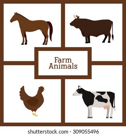 Farm Food digital design, vector illustration eps 10