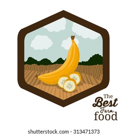 Farm Food digital design, vector illustration eps 10