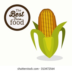 Farm Food digital design, vector illustration eps 10