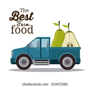 Farm Food digital design, vector illustration eps 10