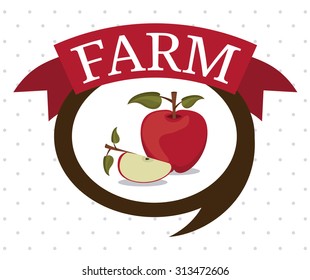 Farm Food digital design, vector illustration eps 10