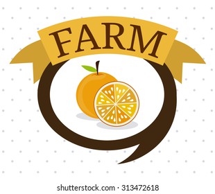 Farm Food digital design, vector illustration eps 10