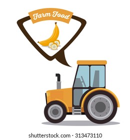 Farm Food digital design, vector illustration eps 10