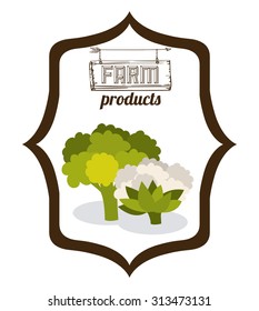 Farm Food digital design, vector illustration eps 10