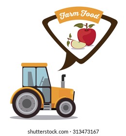 Farm Food digital design, vector illustration eps 10