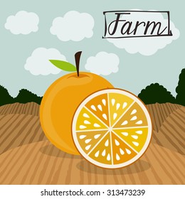 Farm Food digital design, vector illustration eps 10