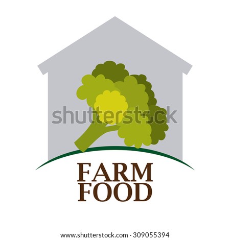 Farm Food digital design, vector illustration eps 10