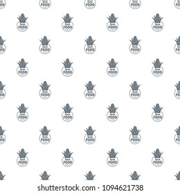 Farm food pattern vector seamless repeat for any web design