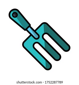farm fork icon design vector template