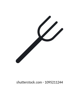 farm fork vector icon