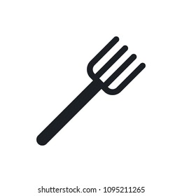 farm fork vector icon