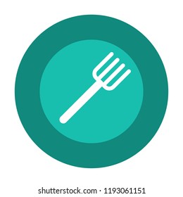 farm fork vector icon