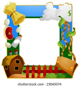 Farm Frame - Vector