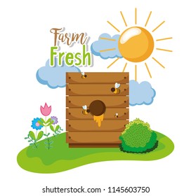 Farm fresh concept