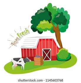 Farm fresh concept