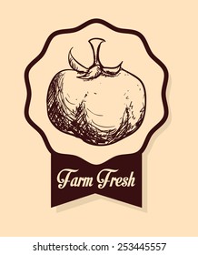 farm fresh design, vector illustration eps10 graphic 