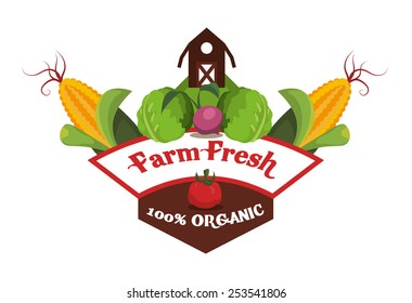 farm fresh design, vector illustration eps10 graphic 