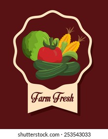 farm fresh design, vector illustration eps10 graphic 