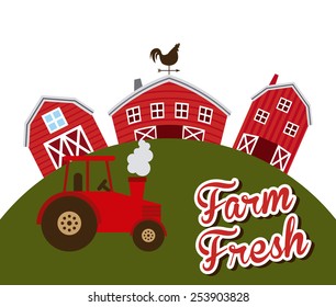 farm fresh design, vector illustration eps10 graphic 