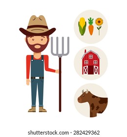 farm fresh design, vector illustration eps10 graphic 