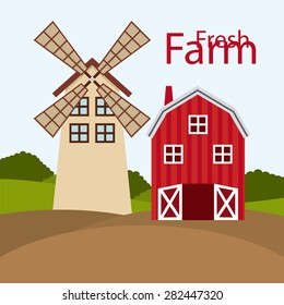farm fresh design, vector illustration eps10 graphic 