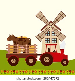 farm fresh design, vector illustration eps10 graphic 