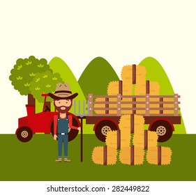 farm fresh design, vector illustration eps10 graphic 