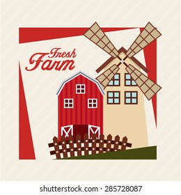 farm fresh design, vector illustration eps10 graphic 