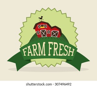 Farm fresh design, vector illustration eps 10.