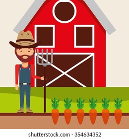 farm fresh design, vector illustration eps10 graphic 