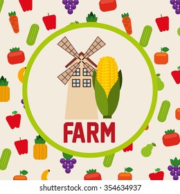 farm fresh design, vector illustration eps10 graphic 